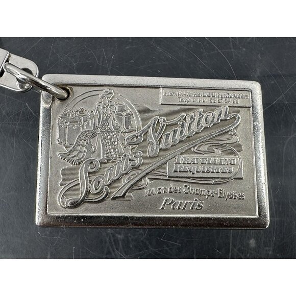 LOUIS VUITTON M65374 Porte Cles Jean Bag Charm Key Holder Metal Silver (K) - Picture 2 of 11